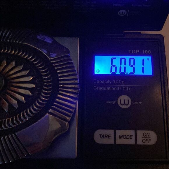 Leonard Maloney Navajo SS belt buckle - Picture 5 of 5